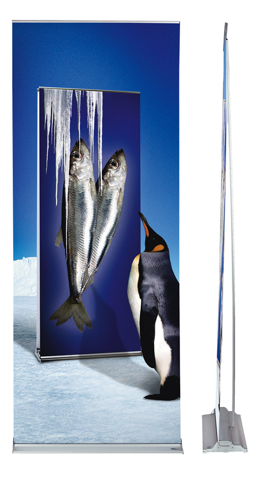 Dit is een roll up banner